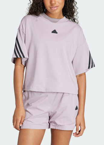 Фіолетова всесезон футболка future icons 3-stripes adidas