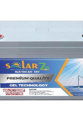 Аккумулятор для систем бесперебойного питания гелиевый Deep Cycle Premium Quality 100 Ah 12 V Solar (276904007)