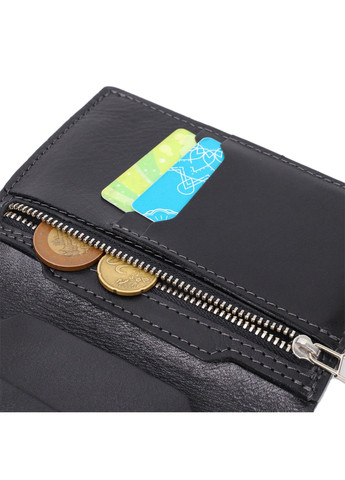 Стильне шкіряне портмоне з утримувачем для Apple AirTag 11625 Чорний Grande Pelle (267932220)