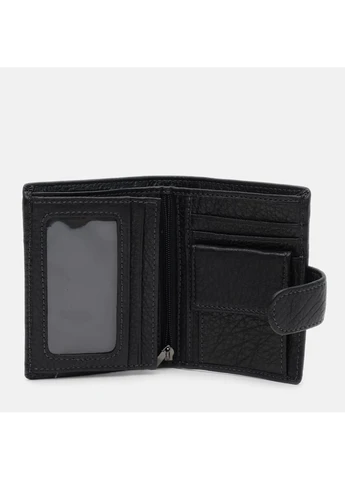 Чоловічий шкіряний гаманець k1088-2bl-black Ricco Grande (271998039)