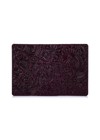 Обкладинка-органайзер для документів зі шкіри HiArt Mehendi Art PC-03-C19-1718-T005 Фіолетовий Hi Art (268371660)