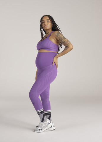 Фиолетовый спортивный бра для будущих мам by stella mccartney adidas
