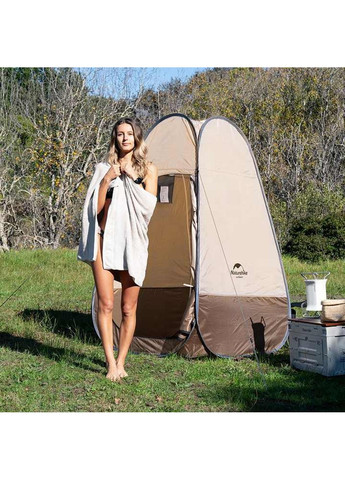 Палатка санитарная Utility Tent 210T polyester NH17Z002-P brown Naturehike (258966618)