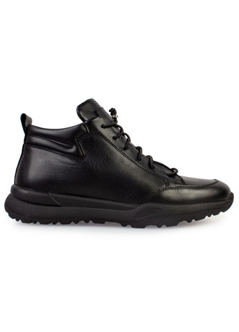 Черные зимние ботинки мужские бренда 9501038_(1) ModaMilano