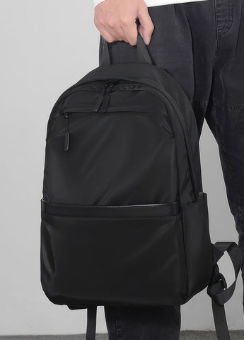 Стильный повседневный рюкзак городской стиль / молодежный рюкзак для девушек и парней Черный 68422 OnePro (267155335)