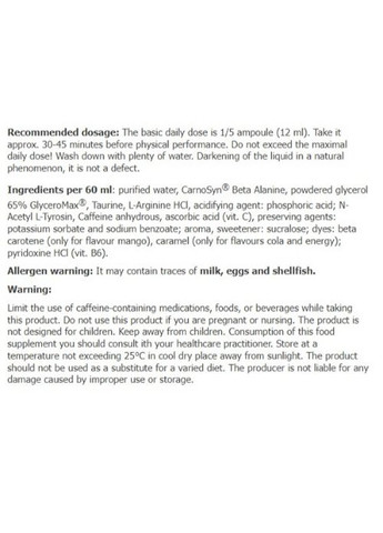 CellUp 60 ml Cola Amix Nutrition (259734568)