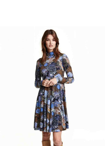 Комбинированное платье H&M