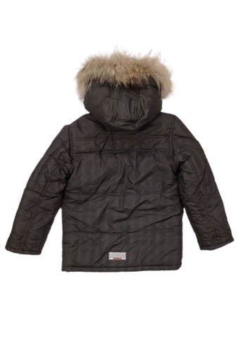 Серо-коричневая зимняя куртка Danilo