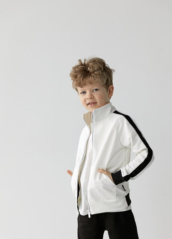 Спортивний костюм на хлопчика колір чорний з білим 406589 New Trend (259034335)