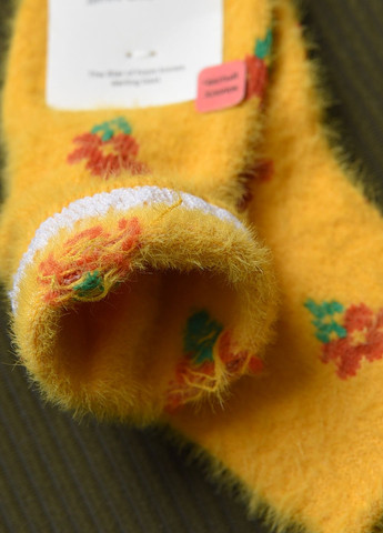 Носки детские для девочки норка темно-желтого цвета Let's Shop (267723436)