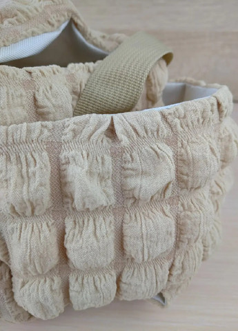 Органайзер сумка на ручку детской коляски компактный универсальный портативный полиэстер 11.5х36х13 см (475093-Prob) Бежевый Unbranded (261487540)