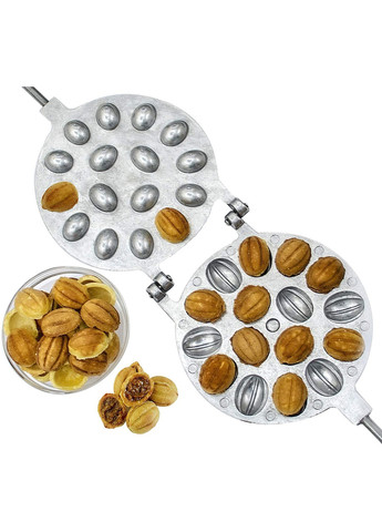 Горішниця форма для випічки горішків на 16 половинок горіхів ХЕАЗ (258959223)