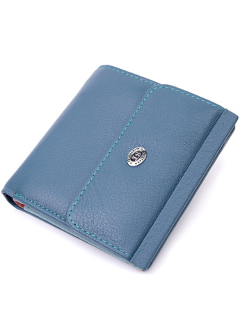 Стильний жіночий гаманець середнього розміру 19497 Бірюзовий st leather (278000998)