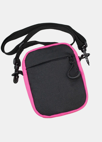 Маленькая сумка кросс-боди (через плече) СBs черная/розовая Famk (268998253)