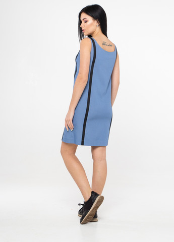 Блакитна повсякденний жіноче літнє плаття SK