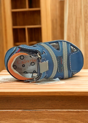Закриті босоніжки сандалі ортопедичні для хлопчика 106-6 сині р.18-11,3см Calorie (274380534)