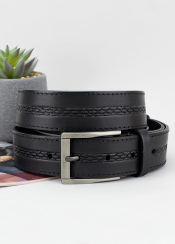 Подарунковий чоловічий набір №57 (чорний): Портмоне з гербом + ремінь HandyCover (257562432)