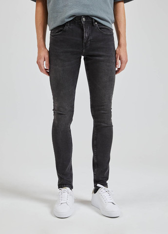 Темно-серые джинси skinny,темно-сірий, Pull & Bear