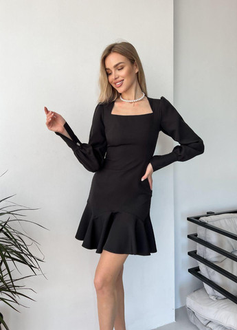 Чорна женское платье футляр черного цвета р.l 408415 New Trend