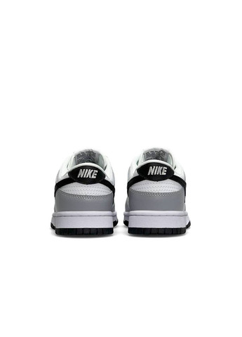 Белые демисезонные кроссовки женские, вьетнам Nike SB Dunk Low PRM White Grey Black