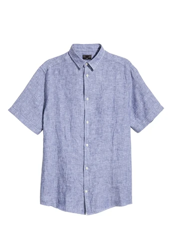 Светло-синяя рубашка H&M