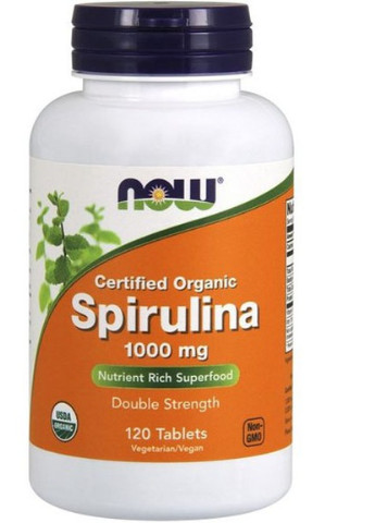 Spirulina 1000 mg 120 Tabs Now Foods (256720539)