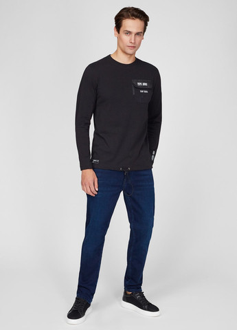 Черный лонгслив Pepe Jeans