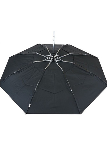 Чорна парасоля автомат чоловіча №3202, великий купол з вітровим клапаном, на 8 спиць, пряма ручка, чорний Parachase велика система антивітер (262006882)