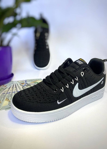 Чорні Осінні кросівки репліка air force summer Vakko