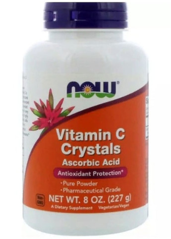 Vitamin C Crystals, 8 oz 227 g /101 servings/ NF0790 Now Foods (256724013)