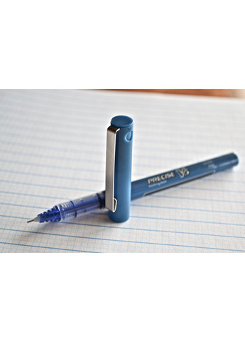 Набор синих ручек 12 шт Precise V5 Rolling Ball, Extra Fine 0.5 мм (35335) Pilot (266701714)