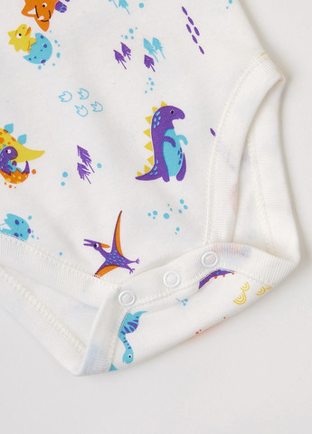 Боди-гольф с длинным рукавом утепленный "Динозаврики" KRAKO (258646207)