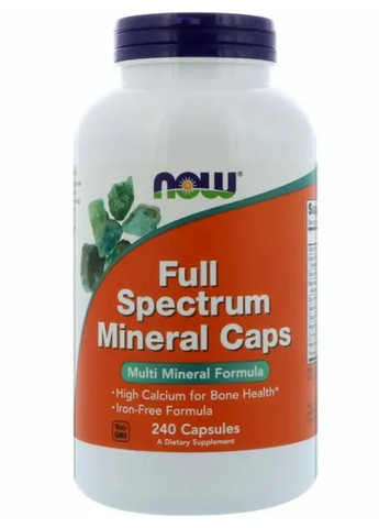 Full Spectrum Minerals 240 Caps Now Foods (257342446)
