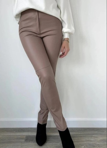 Женские кожаные брюки "Casual" Fashion Girl (257185353)