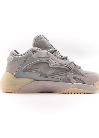 Бежевые демисезонные кроссовки мужские grey beige, вьетнам adidas Streetball II