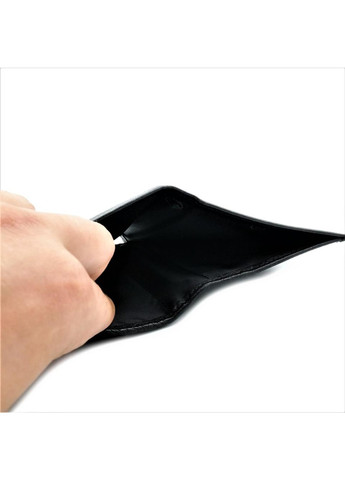 Чоловічий шкіряний гаманець 11 х 9,5 х 2 см Чорний wtro-508 Weatro (272596023)