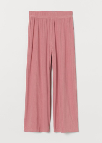 Розовые повседневный летние брюки H&M