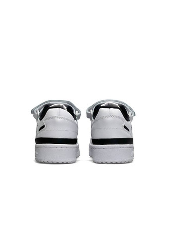 Білі осінні кросівки жіночі, вьетнам adidas Originals Forum 84 Low New All White Black