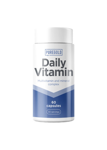 Комплекс Витаминов и Минералов Daily Vitamin - 60 капсул Pure Gold Protein (278006970)