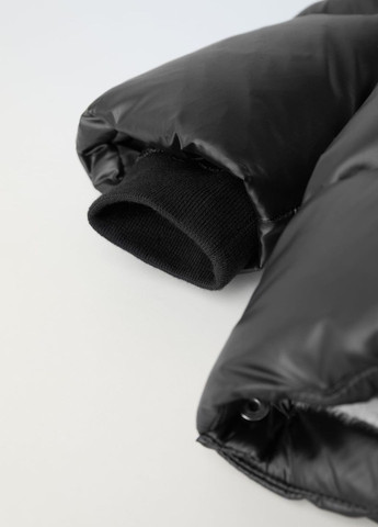 Черная зимняя детская куртка пуховик 564/509 черны4й Zara