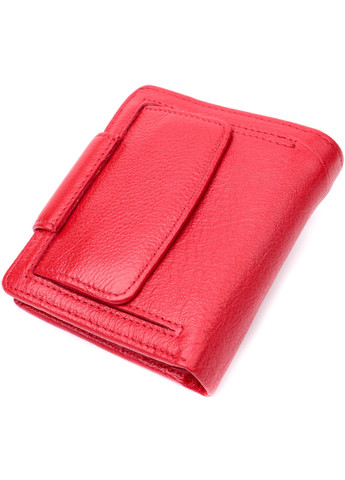 Жіночий яскравий гаманець вертикального типу із натуральної шкіри 22453 Червоний st leather (278001093)