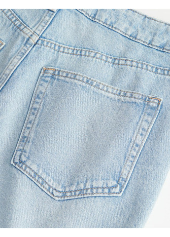 Женские джинсовые шорты Мом Н&М (55803) W34 Голубые H&M (258744258)