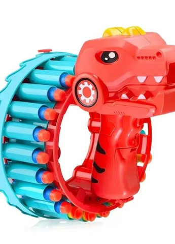Детский игрушечный пистолет-бластер "Динозаврик” (аккумулятор, 32 мягких патрона) 688-2 A No Brand (277165838)
