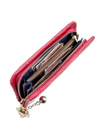 Жіночий шкіряний гаманець Guxilai 18960 Помаранчевий Baliya (262453629)