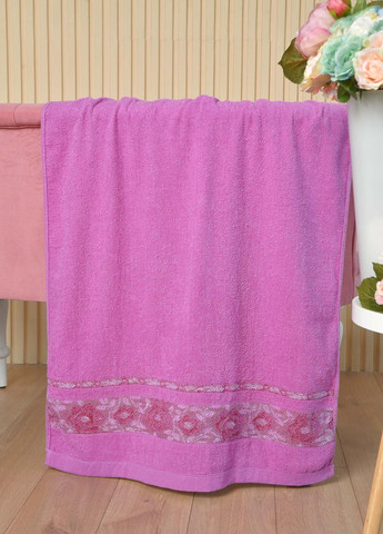 Let's Shop рушник банний махровий фіолетового кольору однотонний фіолетовий виробництво - Туреччина