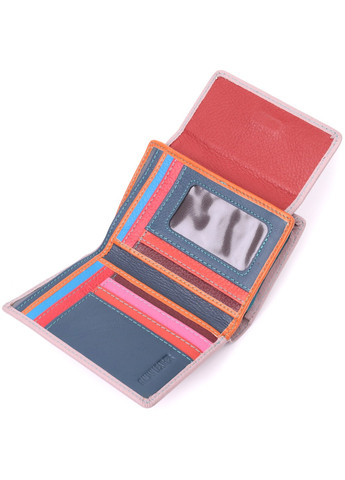 Модний гаманець для жінок з натуральної шкіри 22502 Бежевий st leather (277980413)