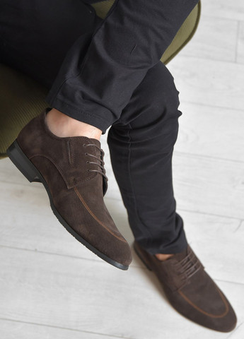 Туфлі чоловічі коричневого кольору Let's Shop (265911016)
