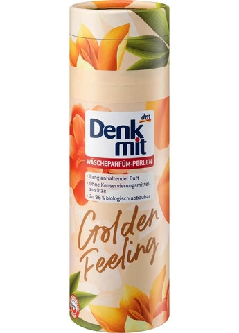 Ароматизатор для прання в гранулах Golden Feeling, 275 г Denkmit (269254506)