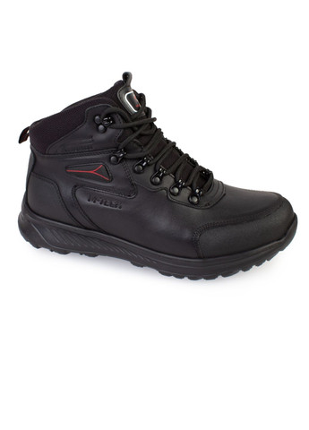 Черные зимние ботинки мужские бренда 9501062_(1) ModaMilano
