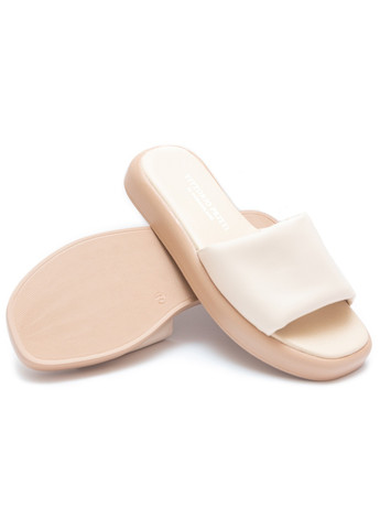 Бежевые шлепанцы и сабо женские бренда 8301300_(3) Vittorio Pritti